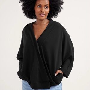 Hatch maternity early days nursing sweatshirt p xs black